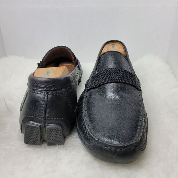 Clarks Men's Markman Brace Drivers Men's Shoes, black leather Size 10.5 M - Picture 8 of 10